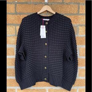 see by Chloe virgin wool poncho sweater size 8